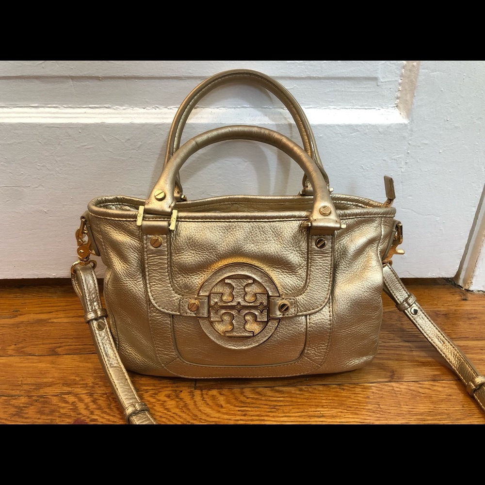 Tory Burch Gold Alma Bag